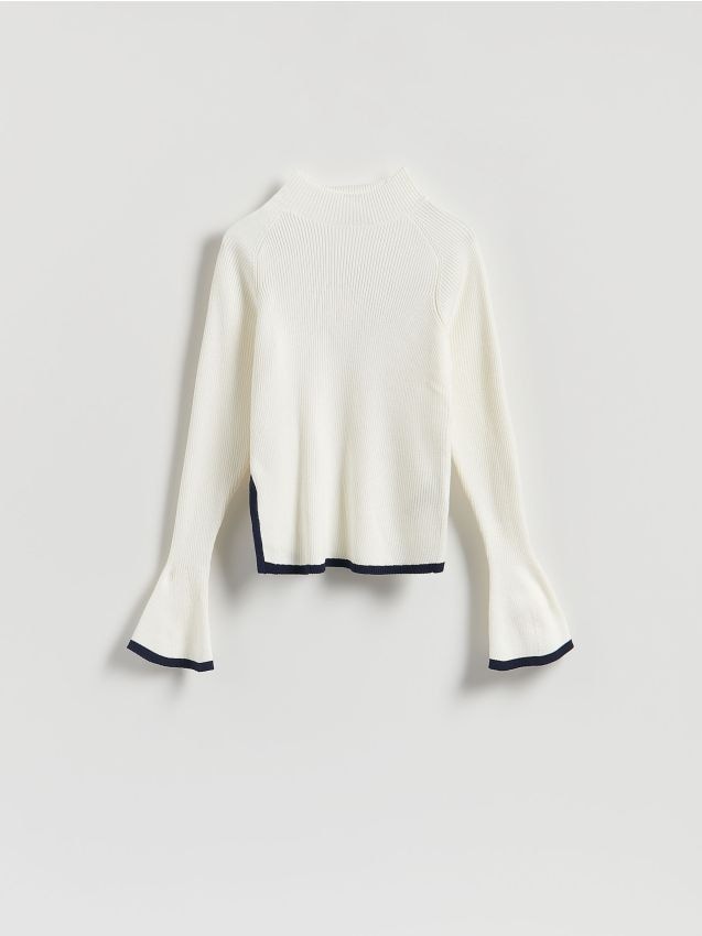 Jumper with contrasting trim - RESERVED