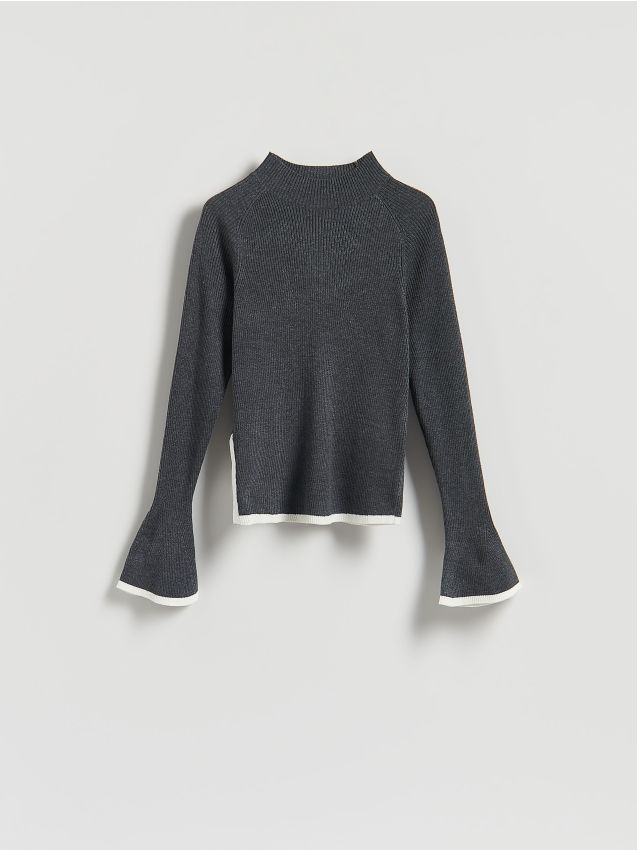 Jumper with contrasting trim - RESERVED