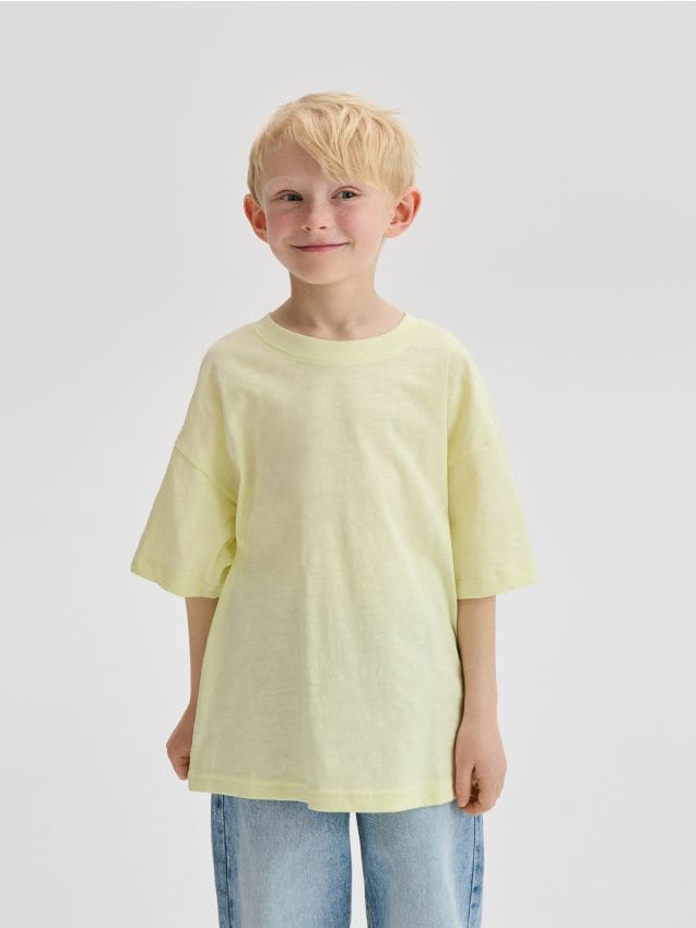 Bavlněné oversize tričko - RESERVED
