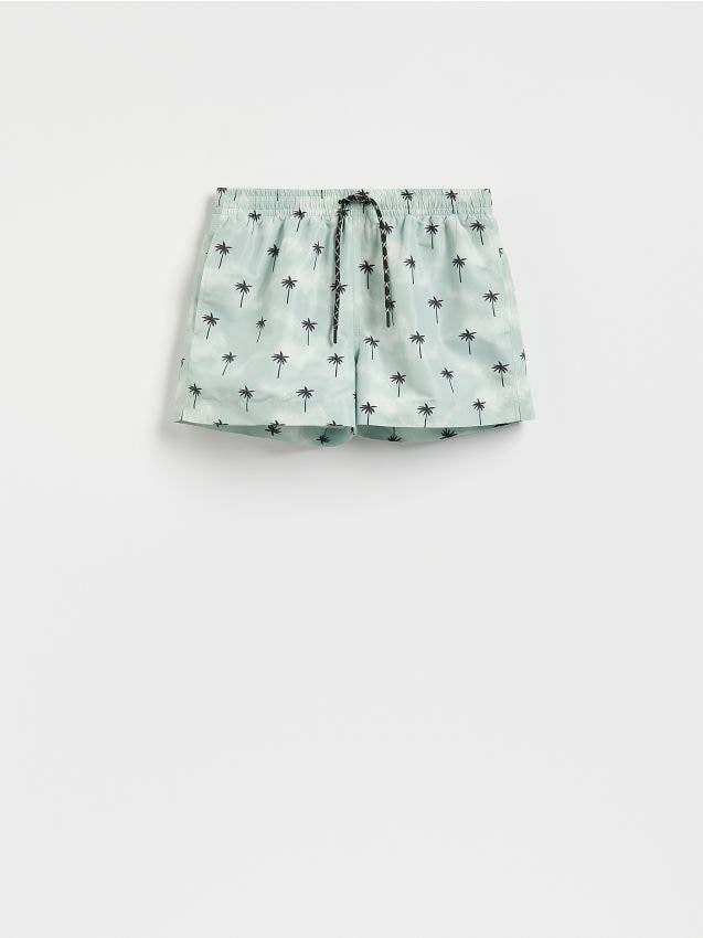 Patterned beach shorts - RESERVED
