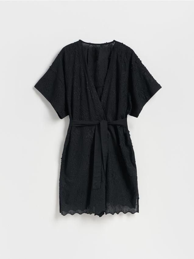Gemustertes Poncho - RESERVED