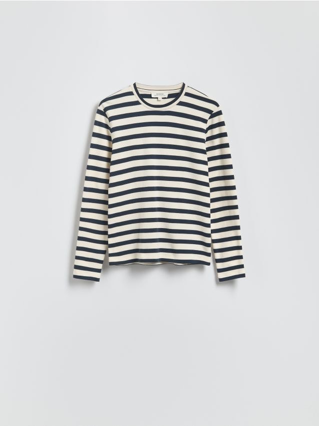 Långärmad t-shirt i bomull - RESERVED