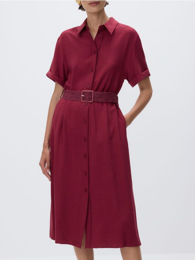 Dress with Circulose® viscose - RESERVED
