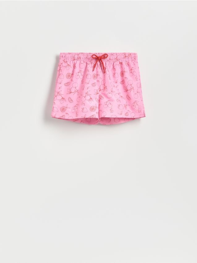 Patterned beach shorts - RESERVED