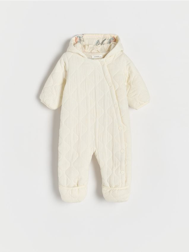 Reserved - BABIES` ROMPERS - crem