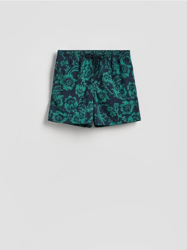 Patterned beach shorts - RESERVED
