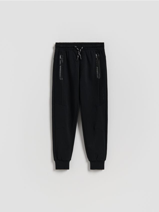 Reserved - Pantaloni jogger din bumbac - negru