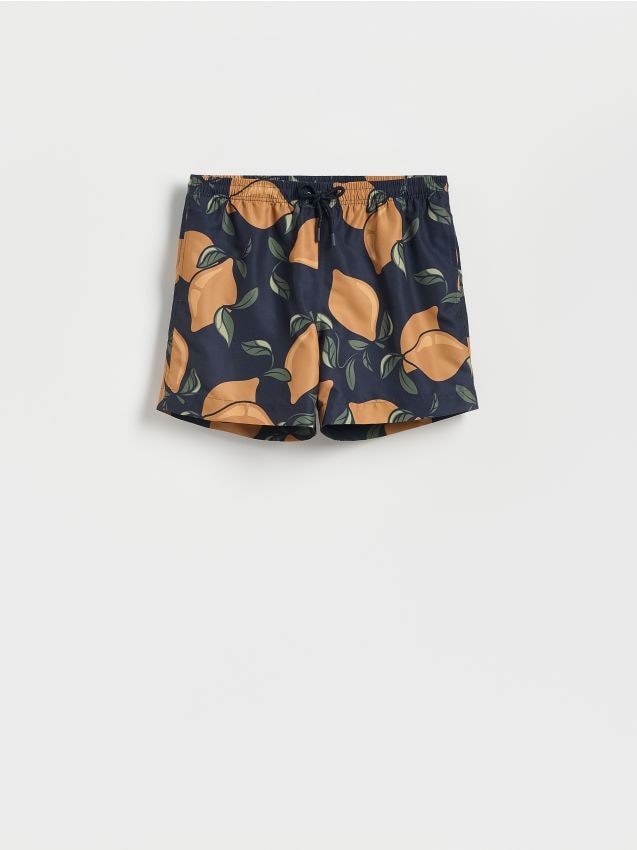 Patterned beach shorts - RESERVED