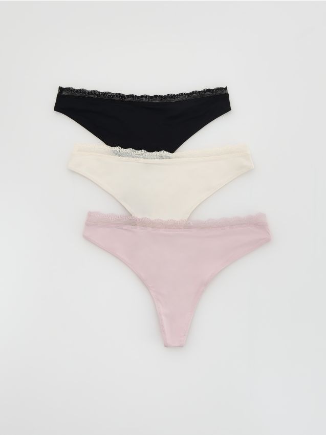 Majtki stringi 3 pack - RESERVED
