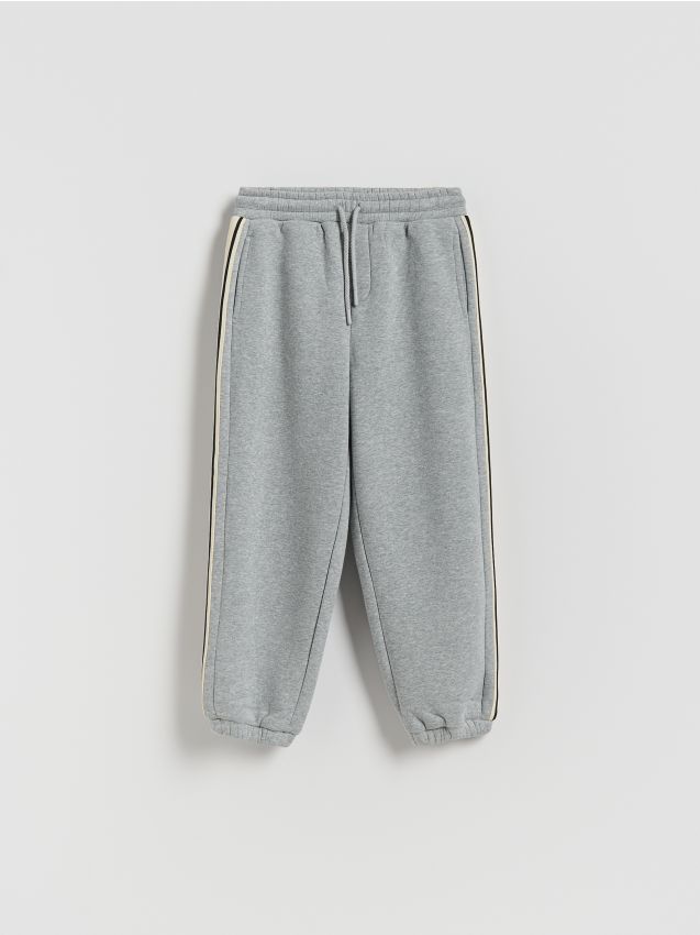 Reserved - Pantaloni de trening căptușiți - gri deschis