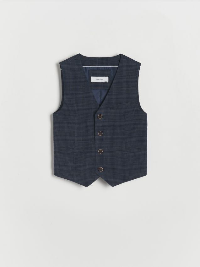 Elegant check vest - RESERVED