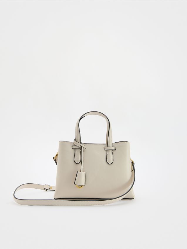 Reserved - ladies` handbag - crem