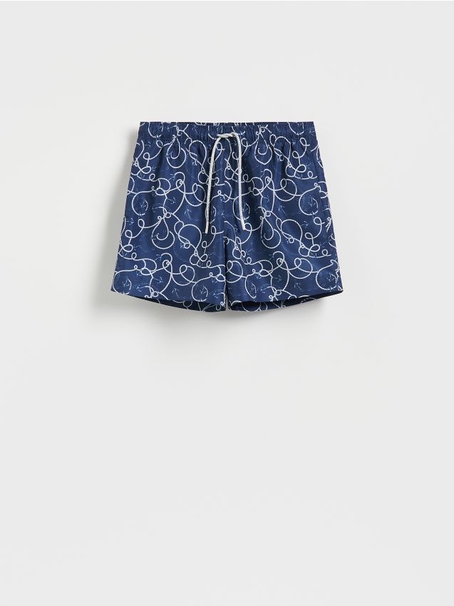 Patterned beach shorts - RESERVED