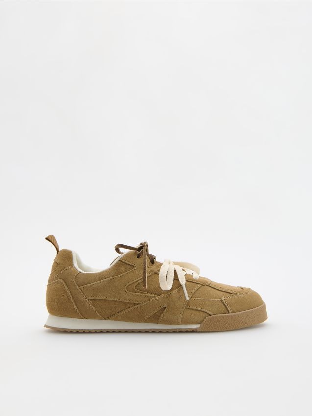 Leather rich sneakers - RESERVED