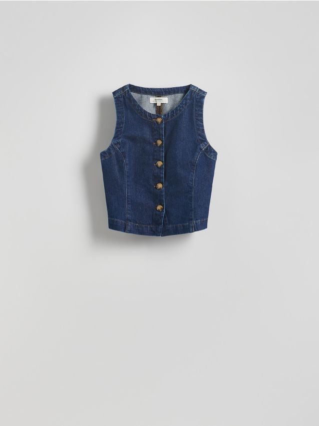 Denim vest - RESERVED