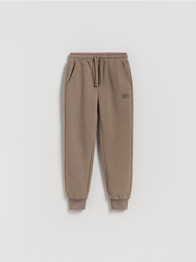 Reserved - BOYS` TROUSERS - maro-închis