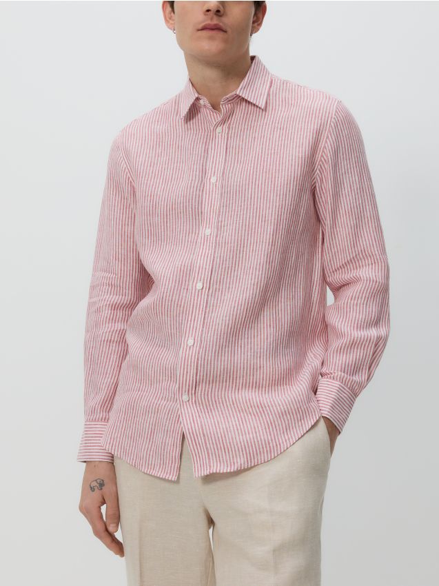 Chemise regular fit en lin - RESERVED