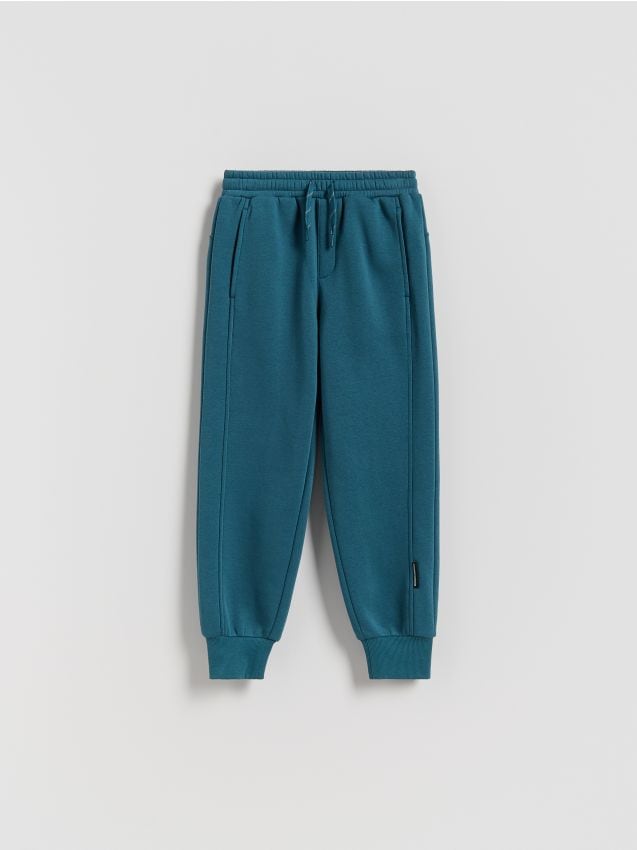 Reserved - Pantaloni joggers - turcoaz-închis