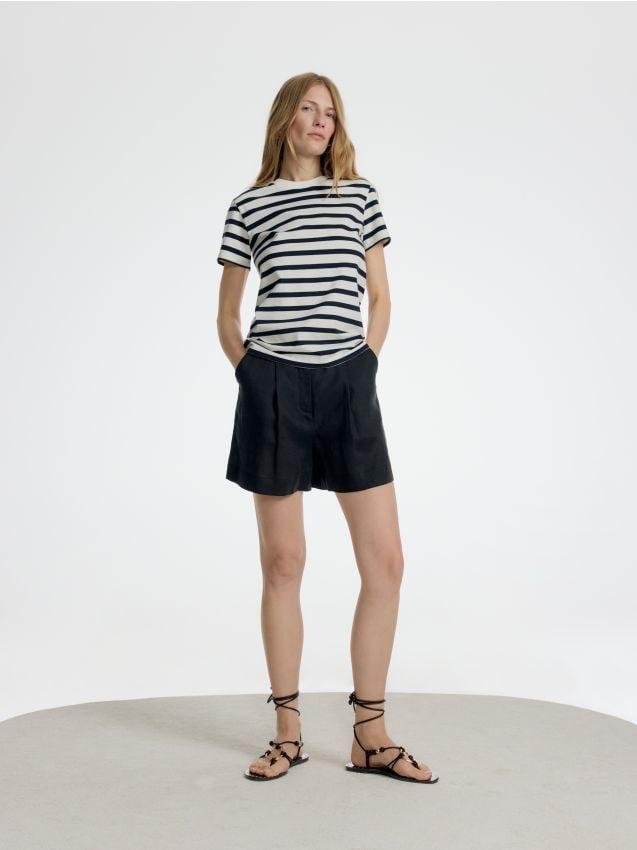 Regular fit stripe T-shirt - RESERVED