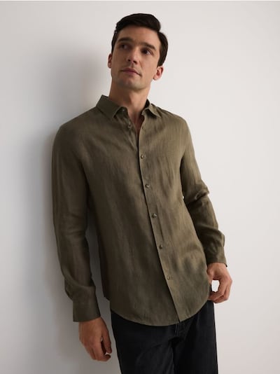 Regular fit vászoning