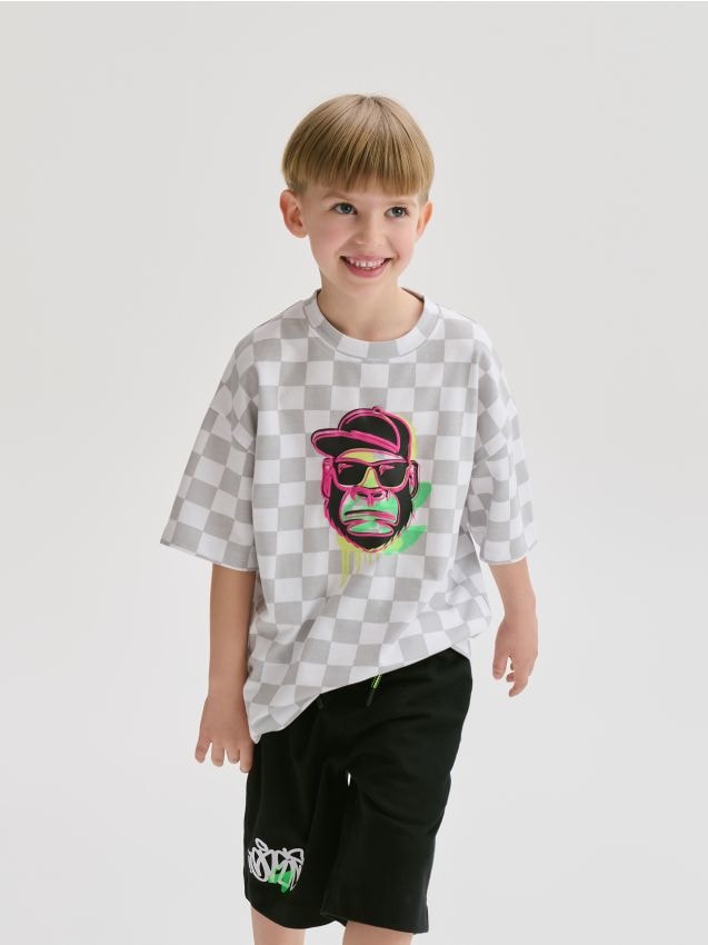 Cotton set with print - RESERVED