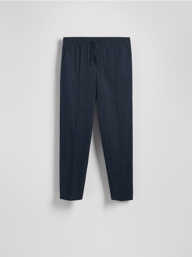 Linen rich joggers - RESERVED