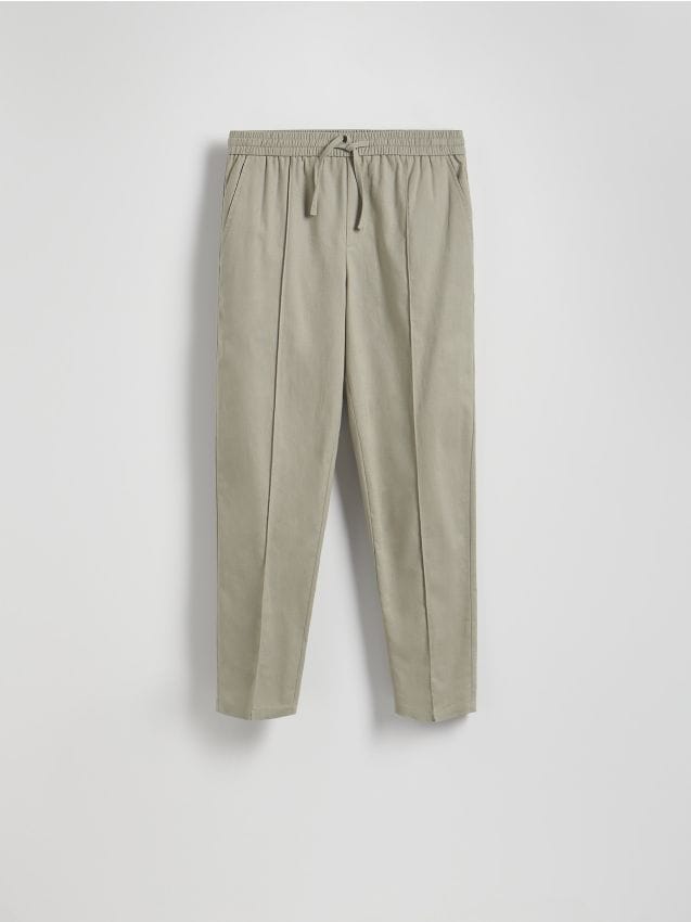 Joggingbroek met een hoog linnengehalte - RESERVED