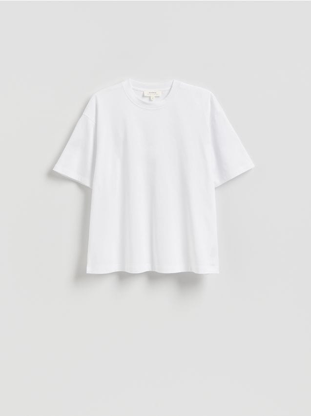 T-shirt oversize en coton mercerisé mélangé - RESERVED