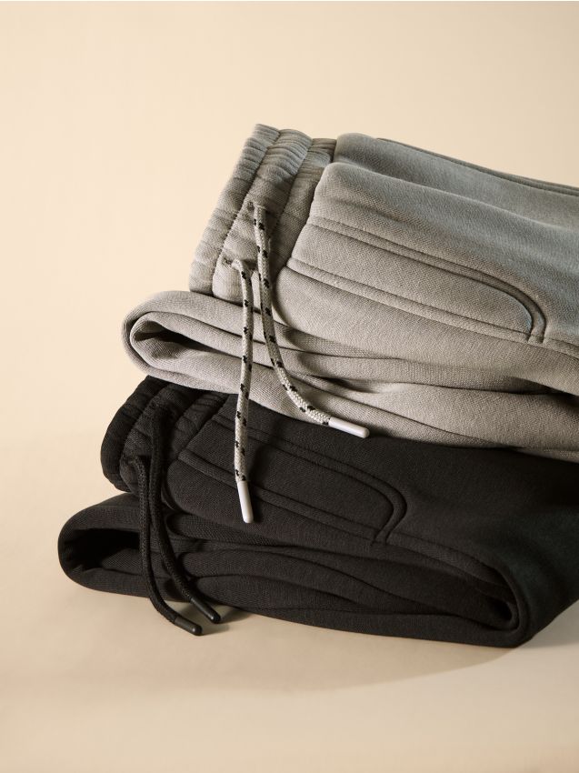 Reserved - Joggeri vătuiți - gri deschis