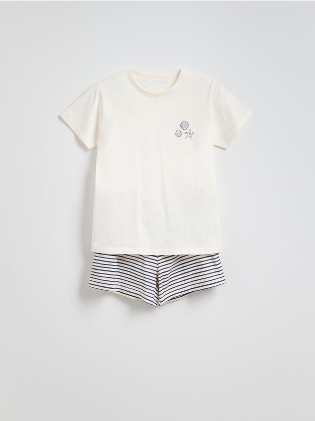 Two piece cotton pyjama set - RESERVED
