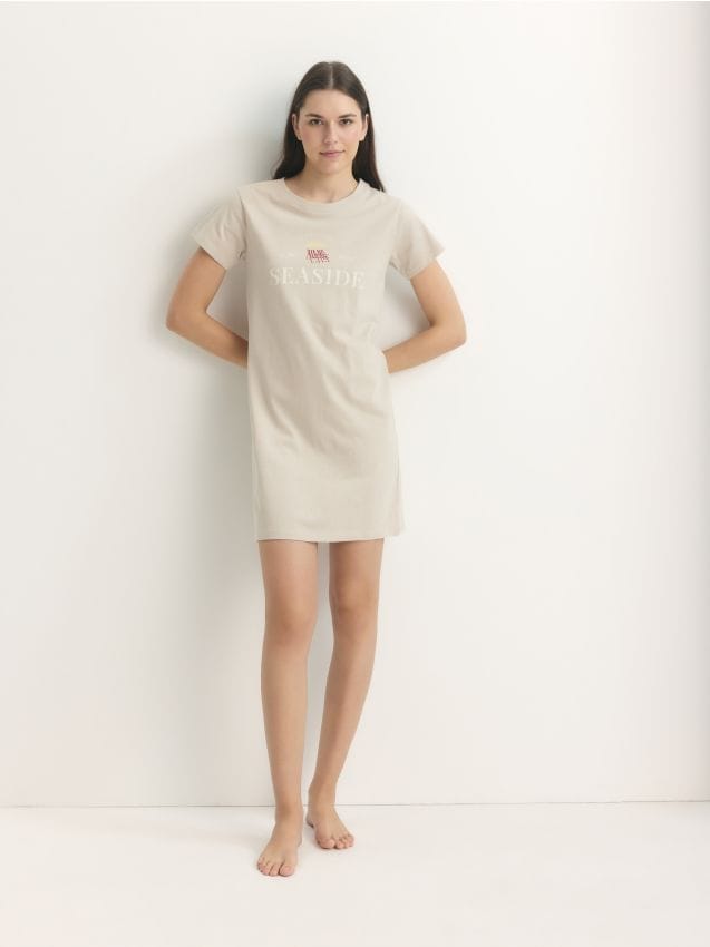 Printed nightdress - RESERVED