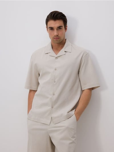 Comfort fit cotton shirt