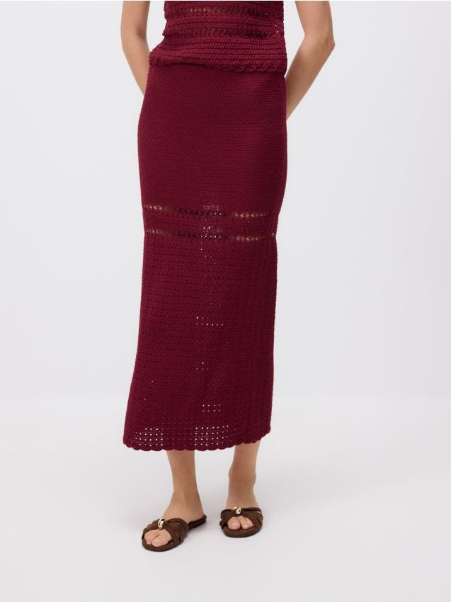 Maxi jersey skirt - RESERVED