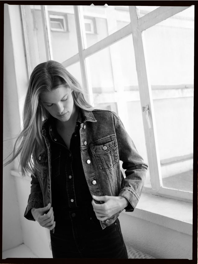 Reserved - Яке от деним - сив