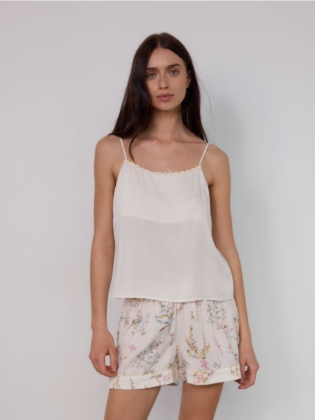 Two piece viscose pyjama set - RESERVED