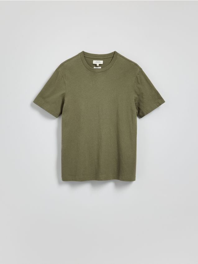 T-shirt van een linnenmix - RESERVED