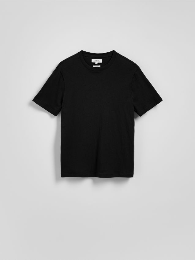 Linen blend T-shirt - RESERVED