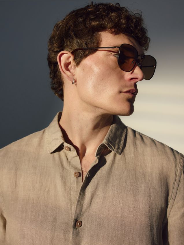 Chemise regular fit en lin - RESERVED
