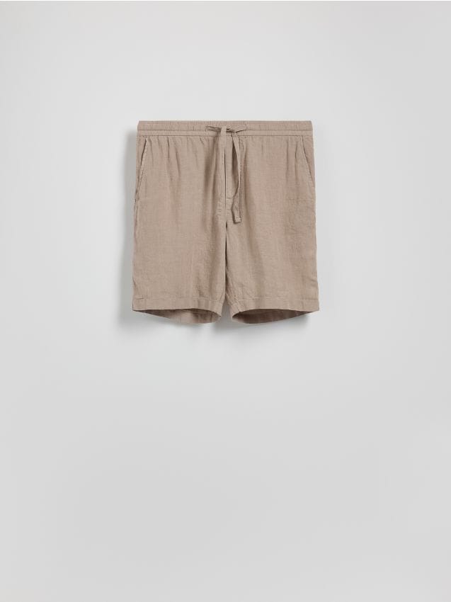Linen jogger shorts - RESERVED