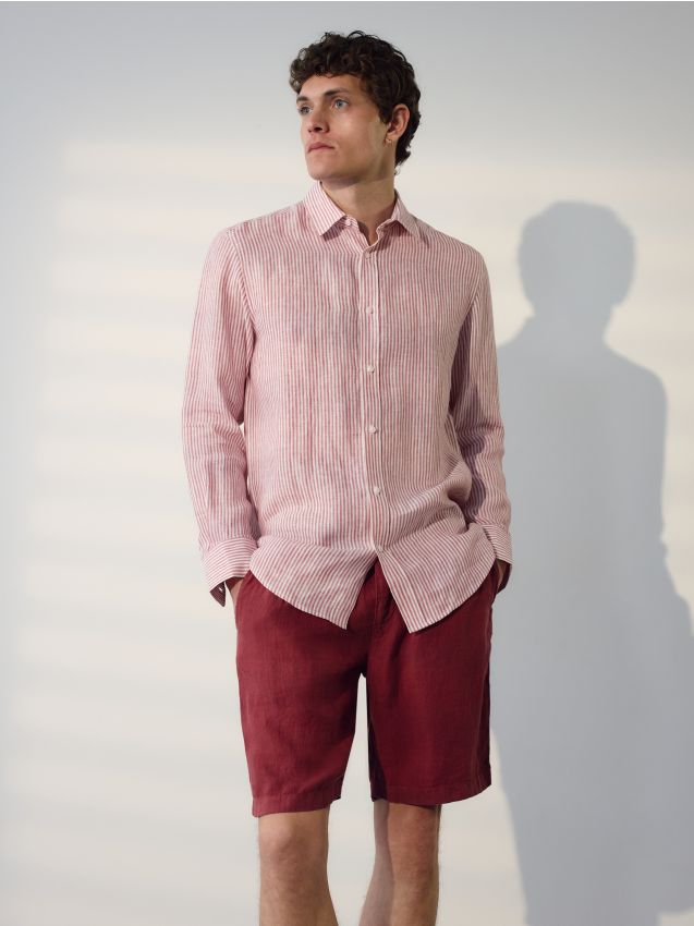 Linen jogger shorts - RESERVED