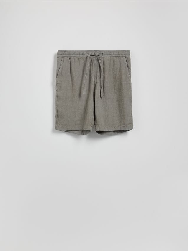 Linen jogger shorts - RESERVED