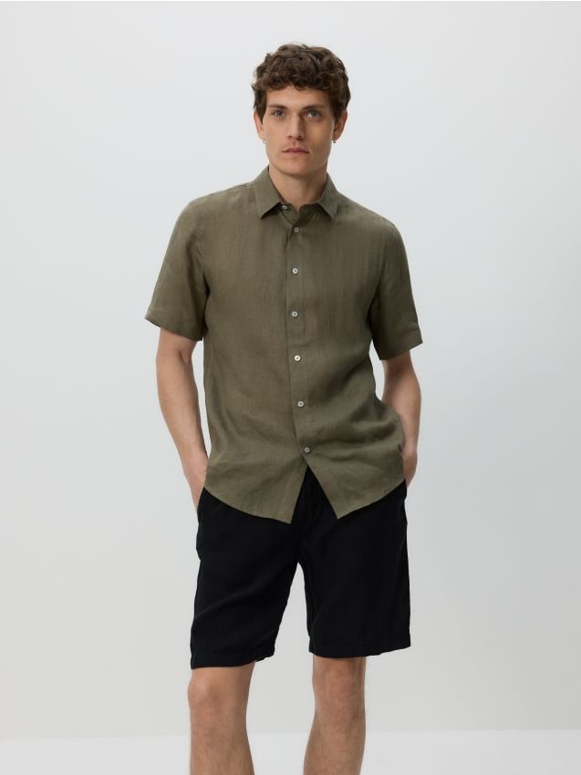 Short jogger en lin - RESERVED