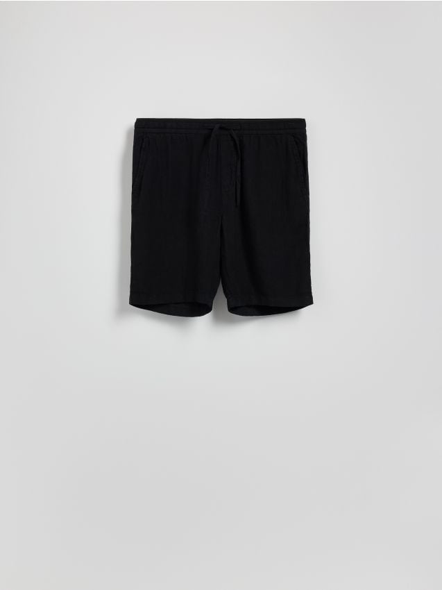 Linen jogger shorts - RESERVED