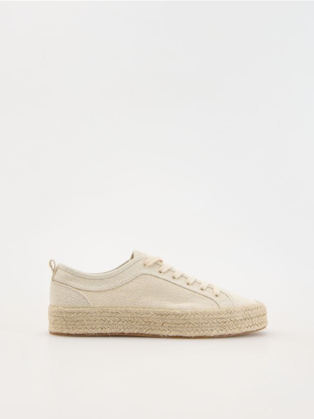 Reserved - LADIES` SNEAKERS - galben-pal