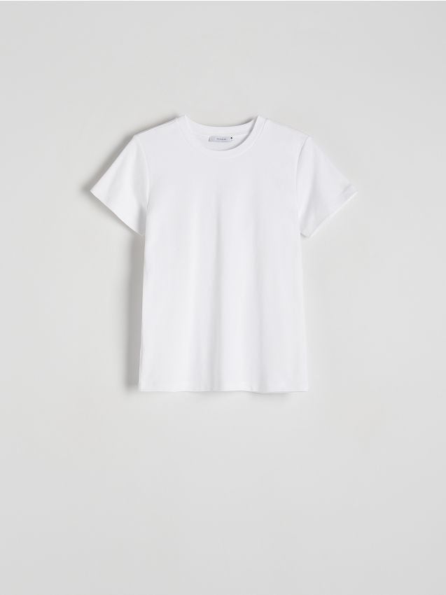 Reserved - Tricou din bumbac - alb