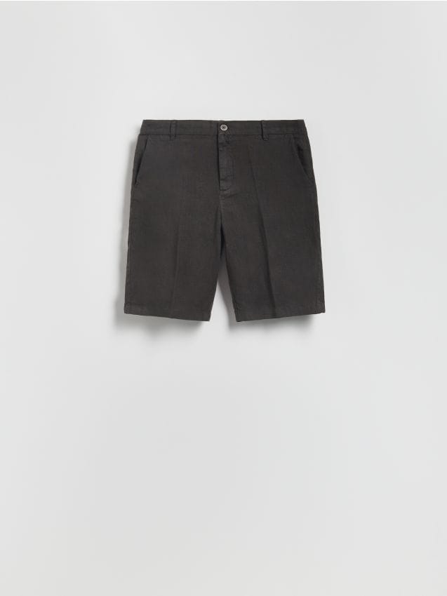 Linen regular shorts - RESERVED