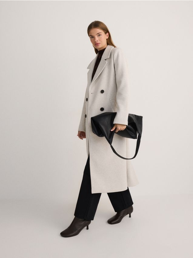 Double-breasted coat - RESERVED