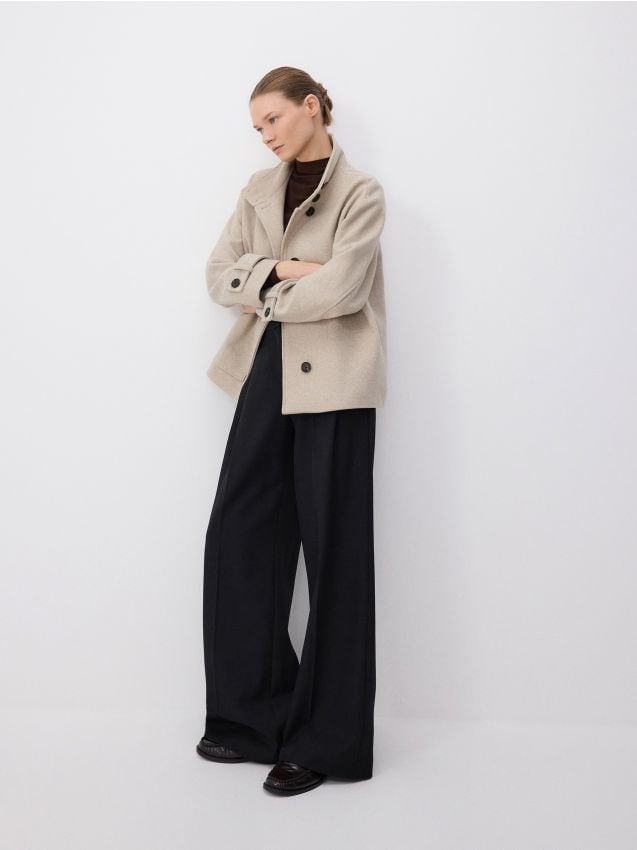 Wool rich jacket - RESERVED