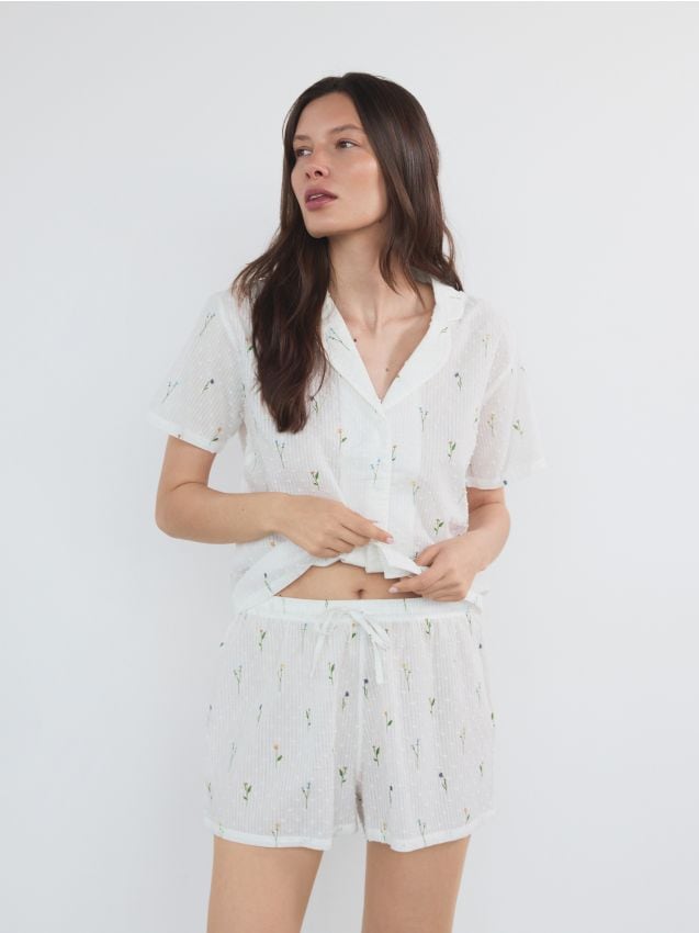 Two piece cotton pyjama set - RESERVED