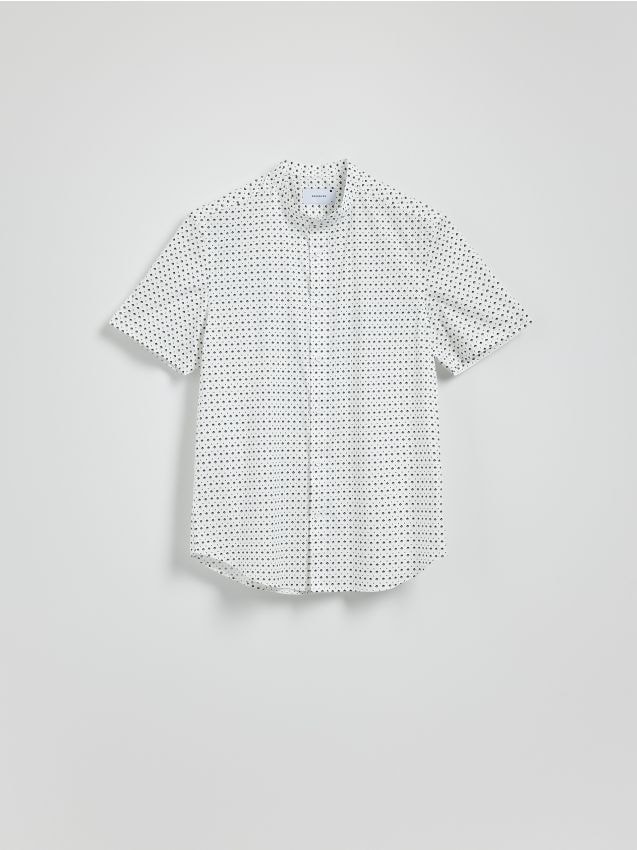 Slim fit marškiniai žema apykakle - RESERVED